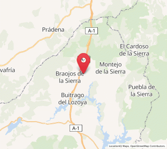 Map of Bellidas, Madrid