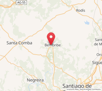 Map of Bembibre, Galicia
