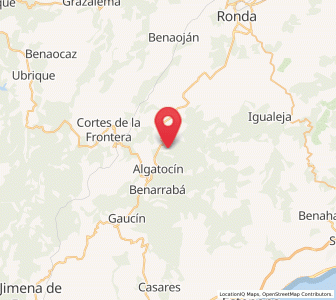 Map of Benalauría, Andalusia