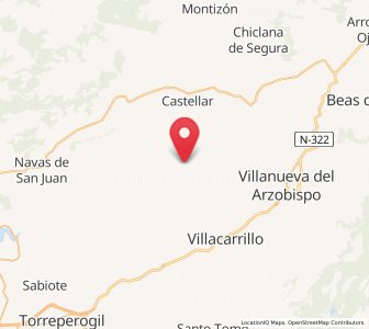 Map of Benatae, Andalusia