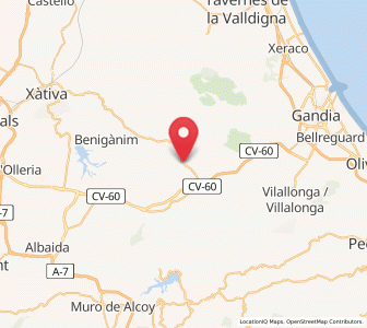 Map of Benicolet, Valencia