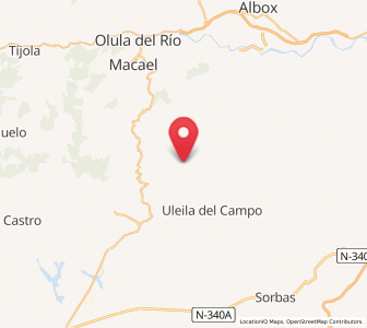 Map of Benitagla, Andalusia