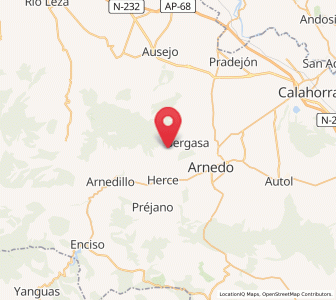 Map of Bergasillas Bajera, La Rioja