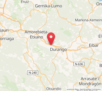 Map of Berna, Basque Country