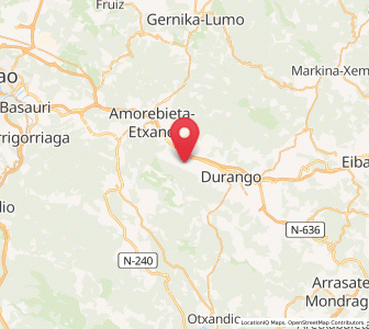 Map of Bernagoitia, Basque Country