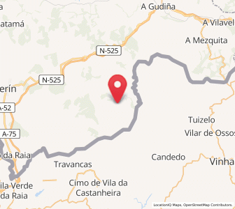 Map of Berrande, Galicia