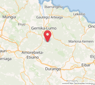 Map of Berroia, Basque Country