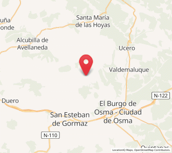 Map of Berzosa, Castille and León
