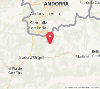 Map of Bescaran, Catalonia