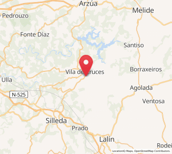 Map of Besejos, Galicia