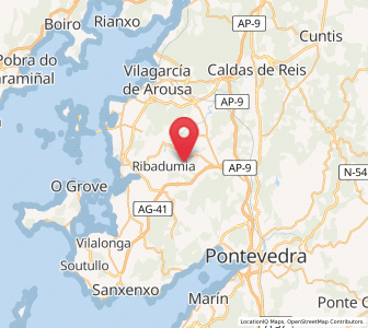 Map of Besomaño, Galicia