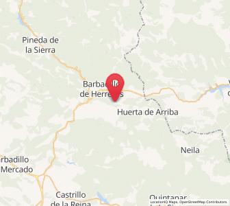 Map of Bezares, Castille and León