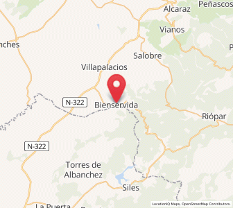 Map of Bienservida, Castille-La Mancha