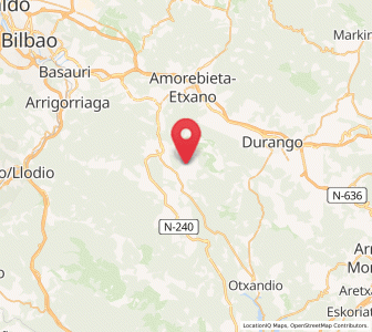 Map of Bikarregi, Basque Country