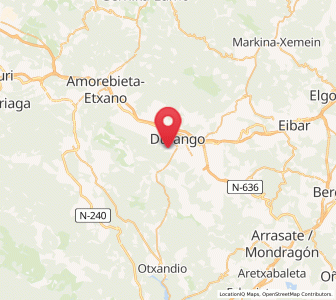 Map of Bitaño, Basque Country