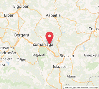 Map of Bizkardo, Basque Country