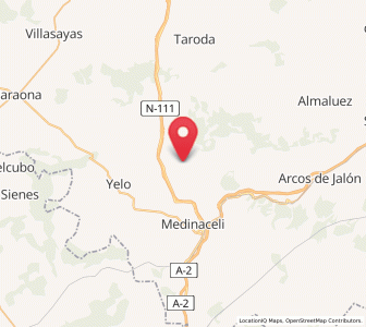 Map of Blocona, Castille and León