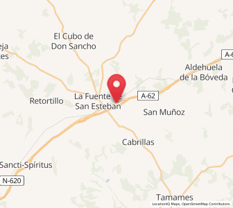 Map of Boadilla, Castille and León