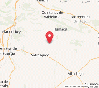 Map of Boán, Castille and León