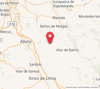 Map of Bobadela, Galicia