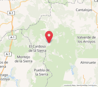 Map of Bocígano, Castille-La Mancha