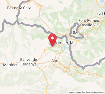Map of Bolvir, Catalonia