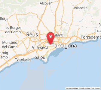 Map of Bonavista, Catalonia