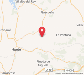 Map of Bonilla, Castille-La Mancha