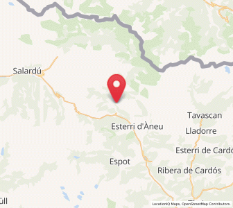 Map of Borén, Catalonia