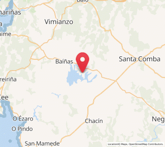 Map of Borreiros, Galicia