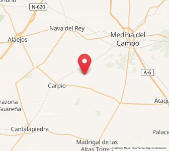 Map of Brahojos, Castille and León