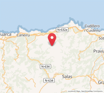 Map of Brañarronda, Asturias