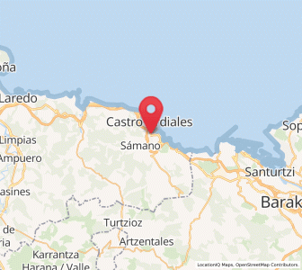 Map of Brazomar, Cantabria