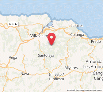 Map of Breceña, Asturias