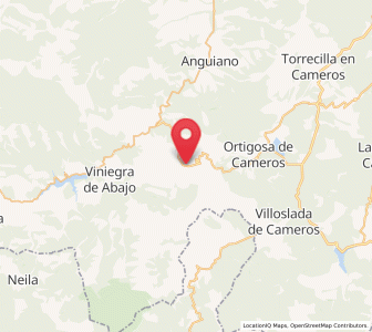 Map of Brieva de Cameros, La Rioja