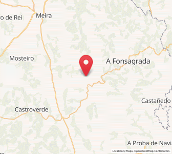 Map of Bruicedo, Galicia