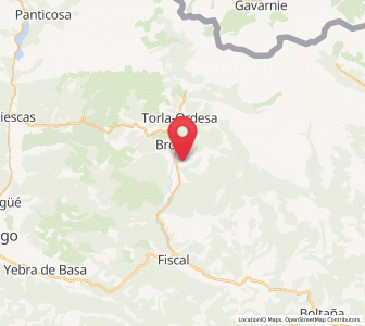 Map of Buesa, Aragon
