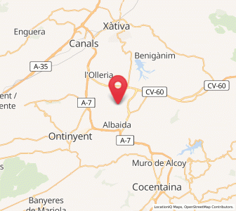 Map of Bufali, Valencia