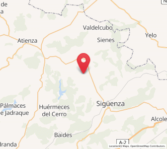 Map of Bujalcayado, Castille-La Mancha