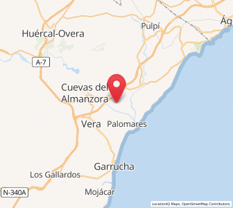 Map of Burjulú, Andalusia