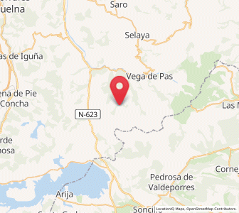 Map of Bustiyerro, Cantabria
