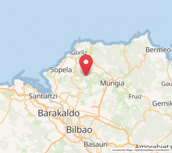 Map of Butroe, Basque Country
