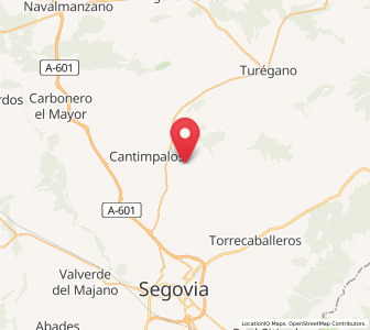 Map of Cabañas de Polendos, Castille and León