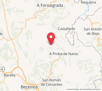 Map of Cabanela, Galicia