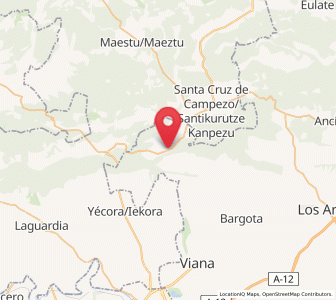 Map of Cabredo, Navarre