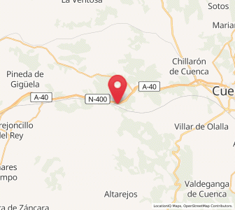 Map of Cabrejas, Castille-La Mancha