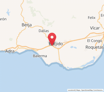 Map of Cabriles, Andalusia