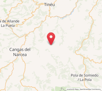 Map of Cadrijuela, Asturias