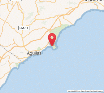 Map of Calabardina, Murcia