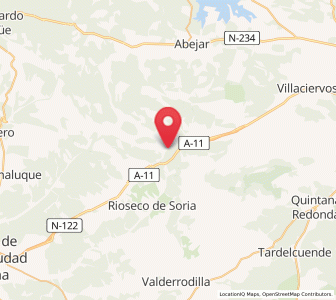 Map of Calatañazor, Castille and León